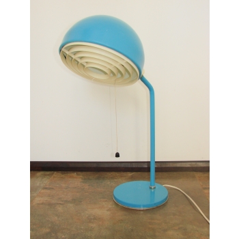 vintage lampka biurkowa z metalu